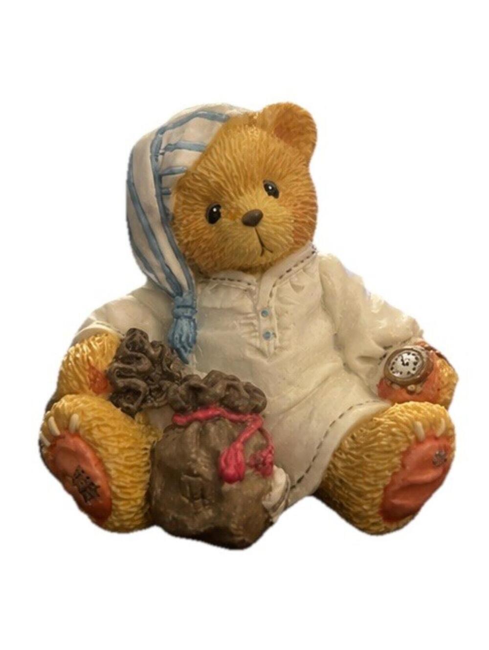Cherished Teddies Ebearnezer Scrooge Bah Humbug Figurine 1994 Enesco